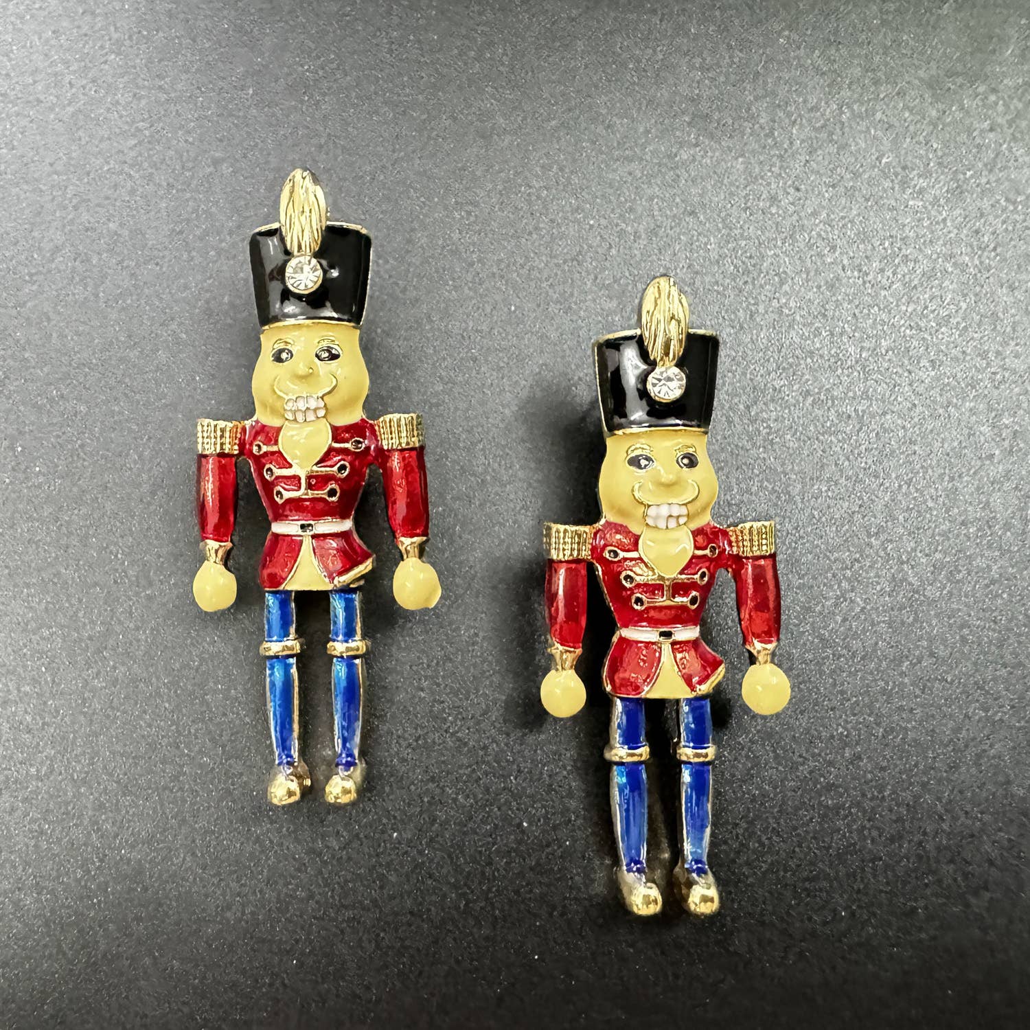 Nutcracker Soldier Alloy Earrings