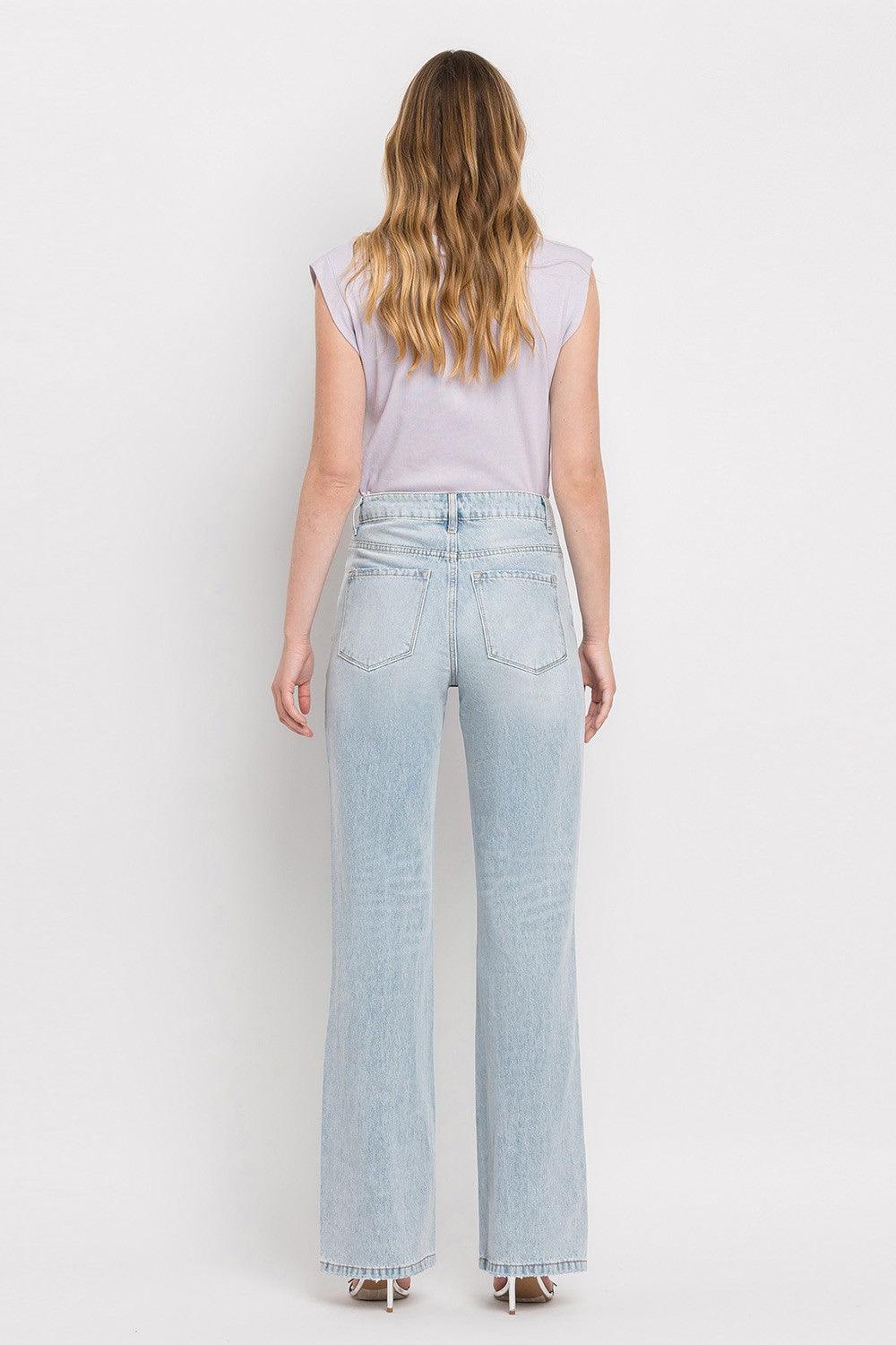 Vervet by Flying Monkey 90'S Vintage Super High Rise Flare Jeans