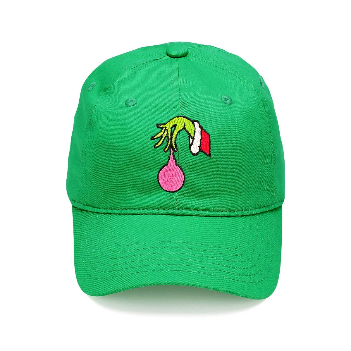 Grinchmas Kelly Green Baseball Hat