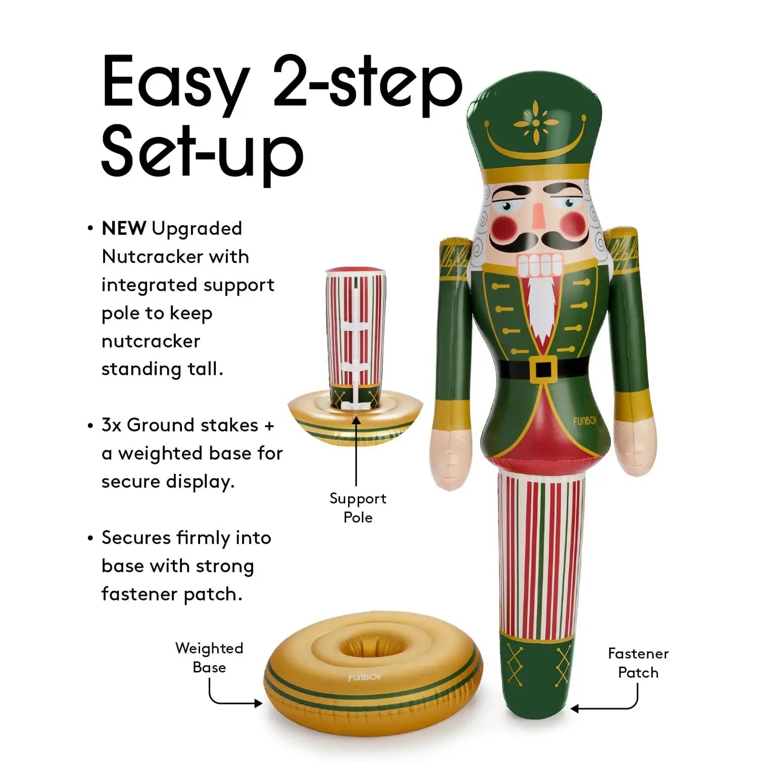 Classic Inflatable Nutcracker - 5 ft