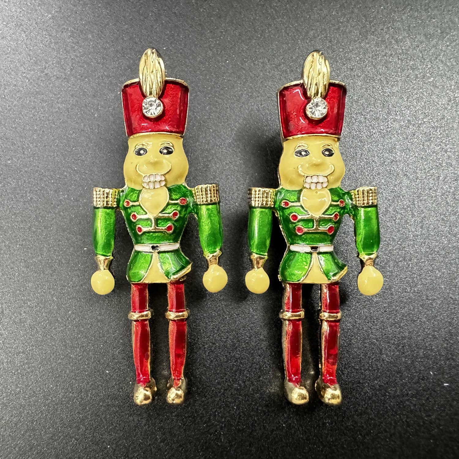 Nutcracker Soldier Alloy Earrings