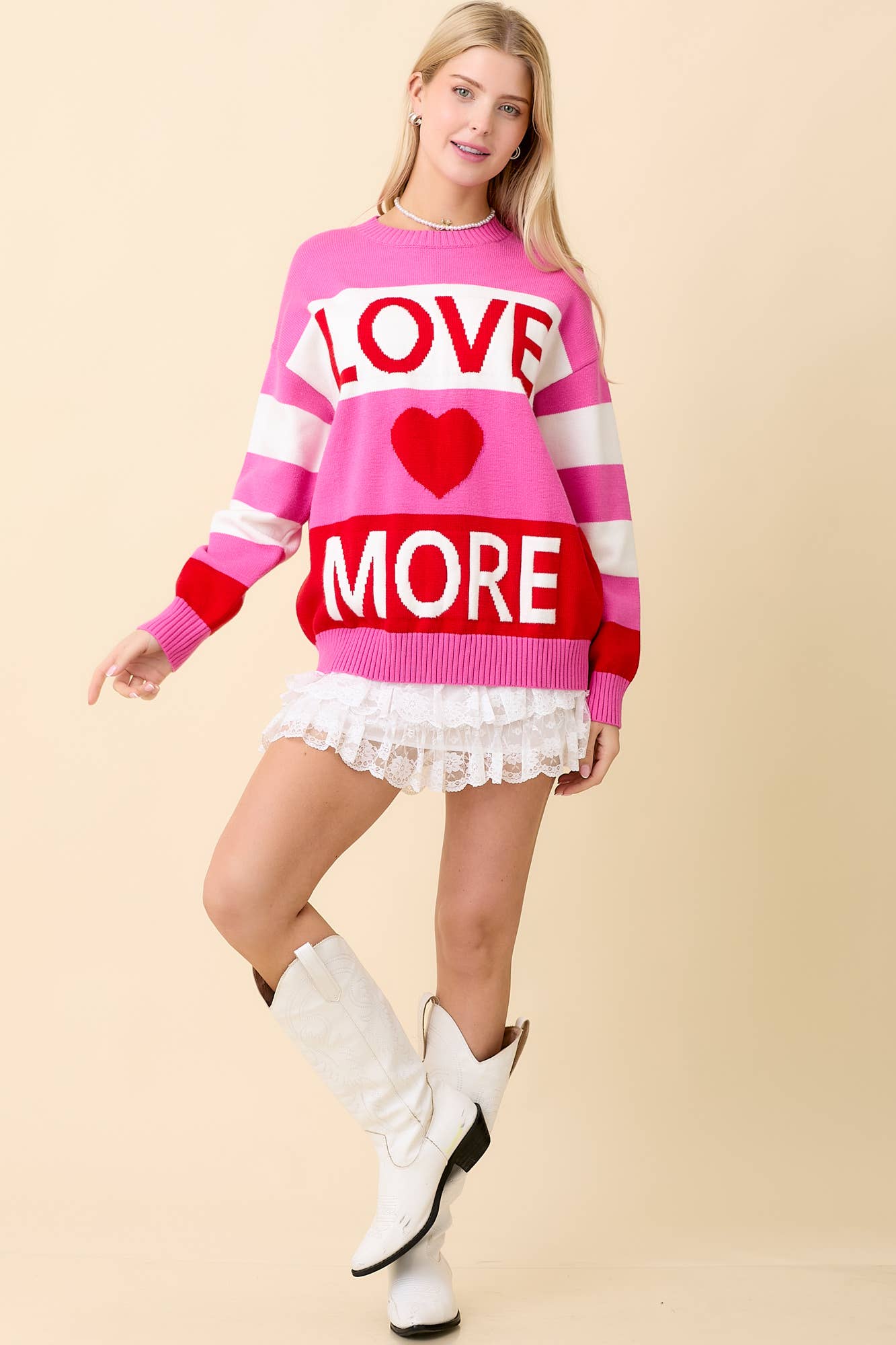 Valentine LOVE MORE Sweater