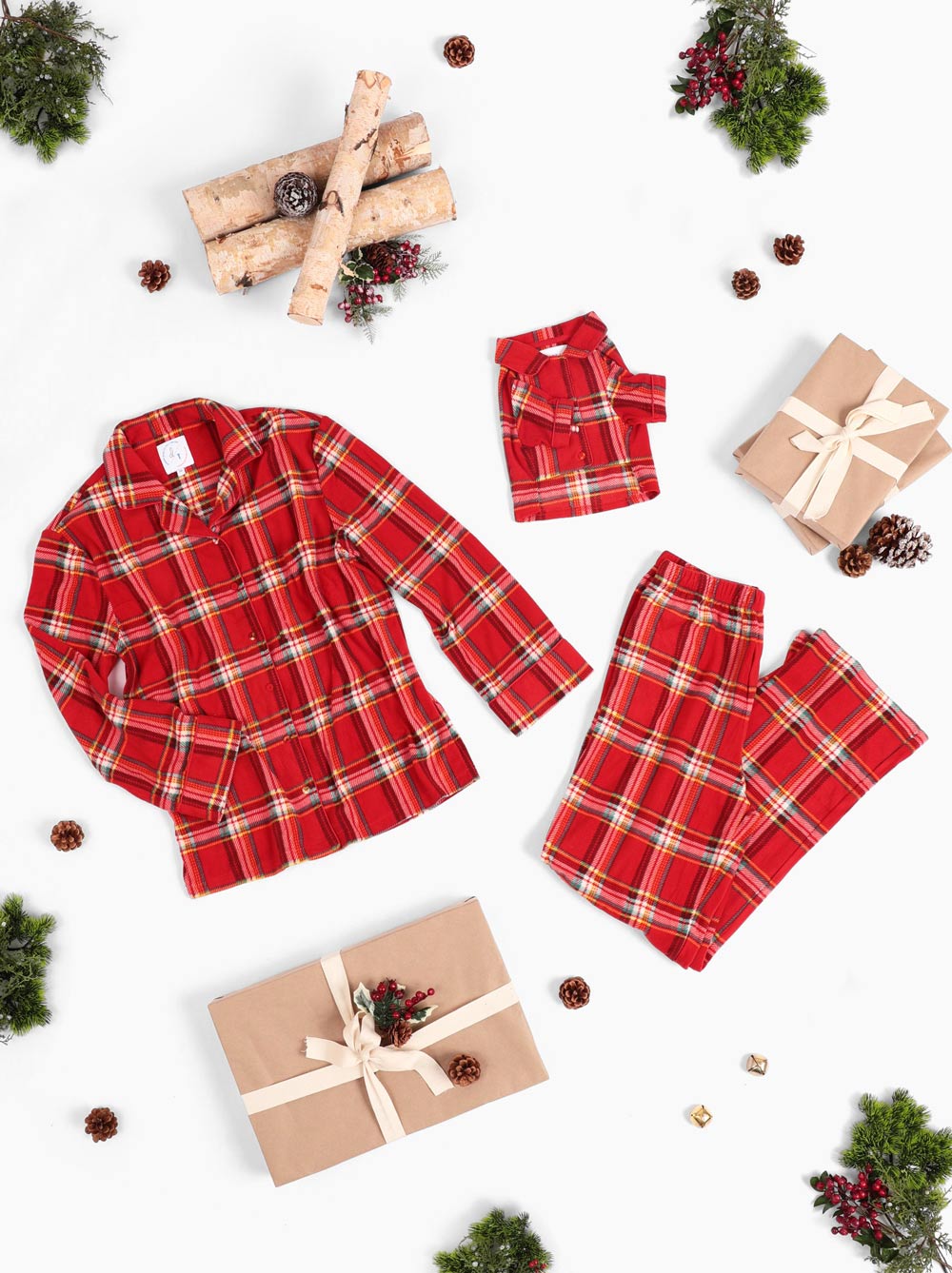 Fleece Plaid Pajama (Adult Sizes Only)