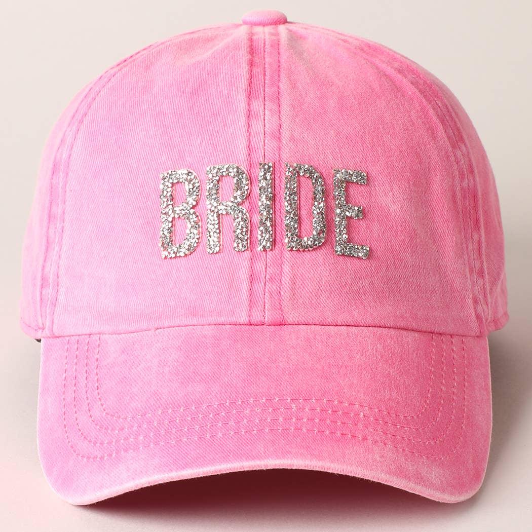 Bride Glitter Letter Patch Baseball Cap