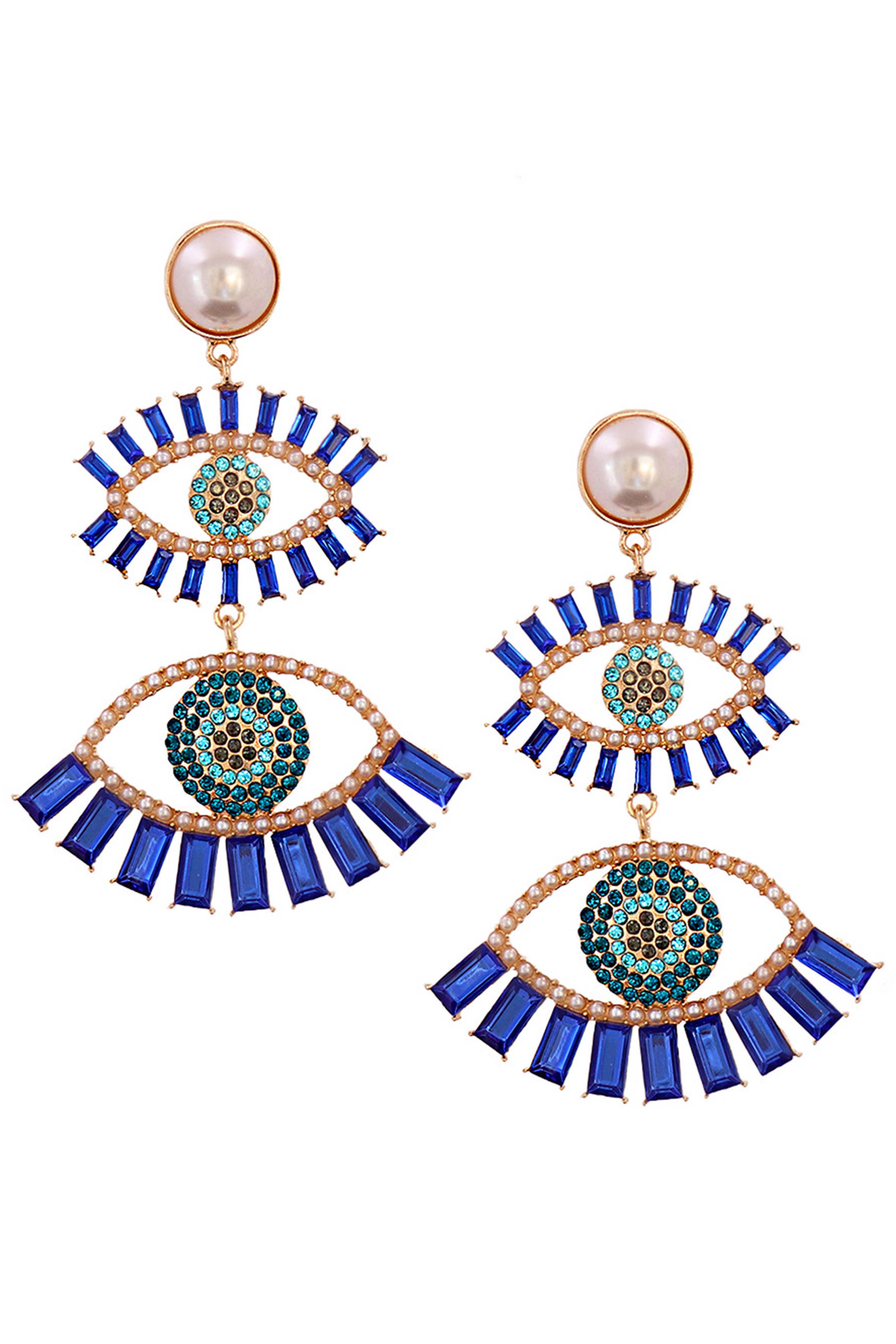 Multilayer Against Evil Eyes Earrings