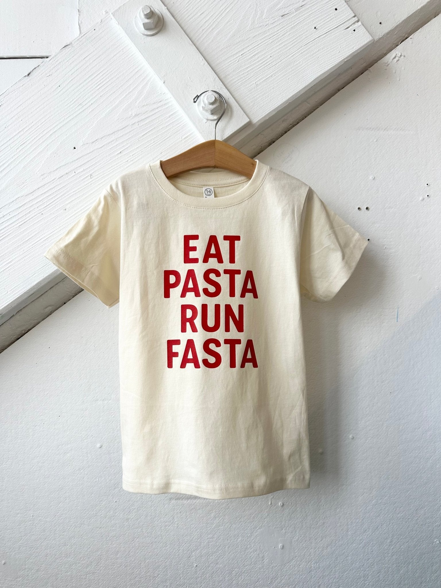 Eat Pasta Run Fasta Tee, Pasta Lovers Graphic Shirt