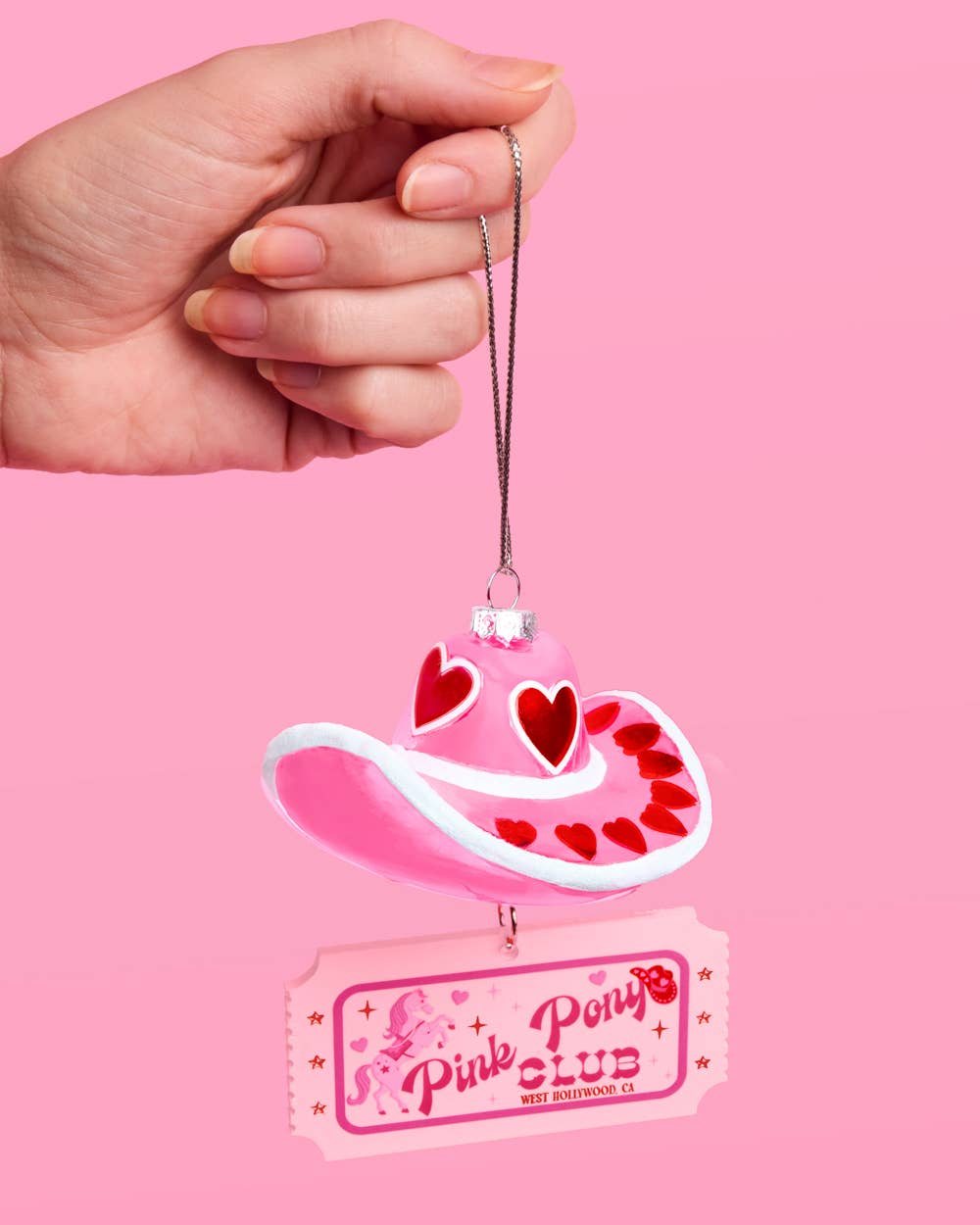 Pink Pony Club Chappell Roan Christmas Ornament - glass Christmas Xmas