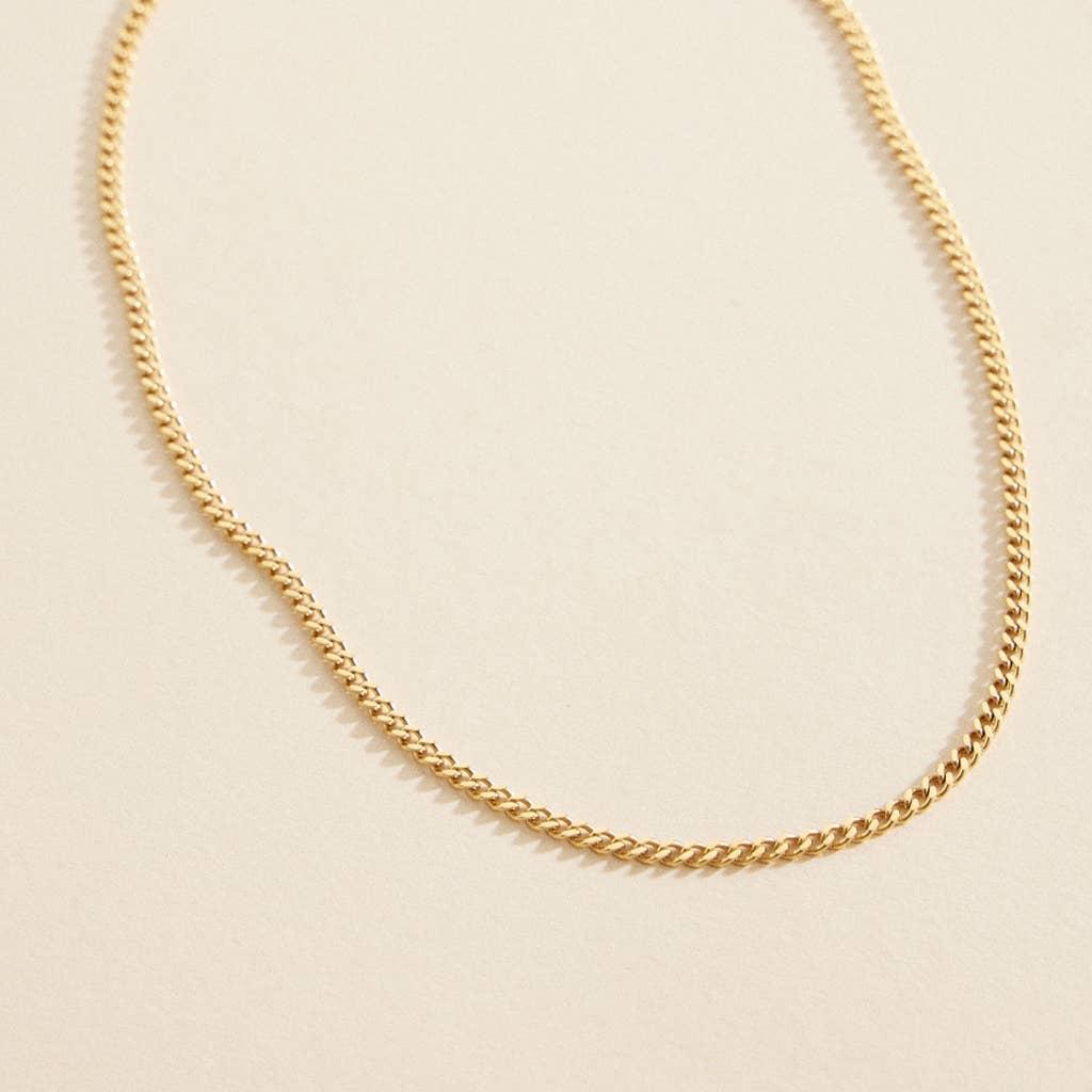 Chain Gold Dip Stainless Steel Necklace