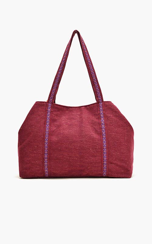 Crimson Evil Eye Tote