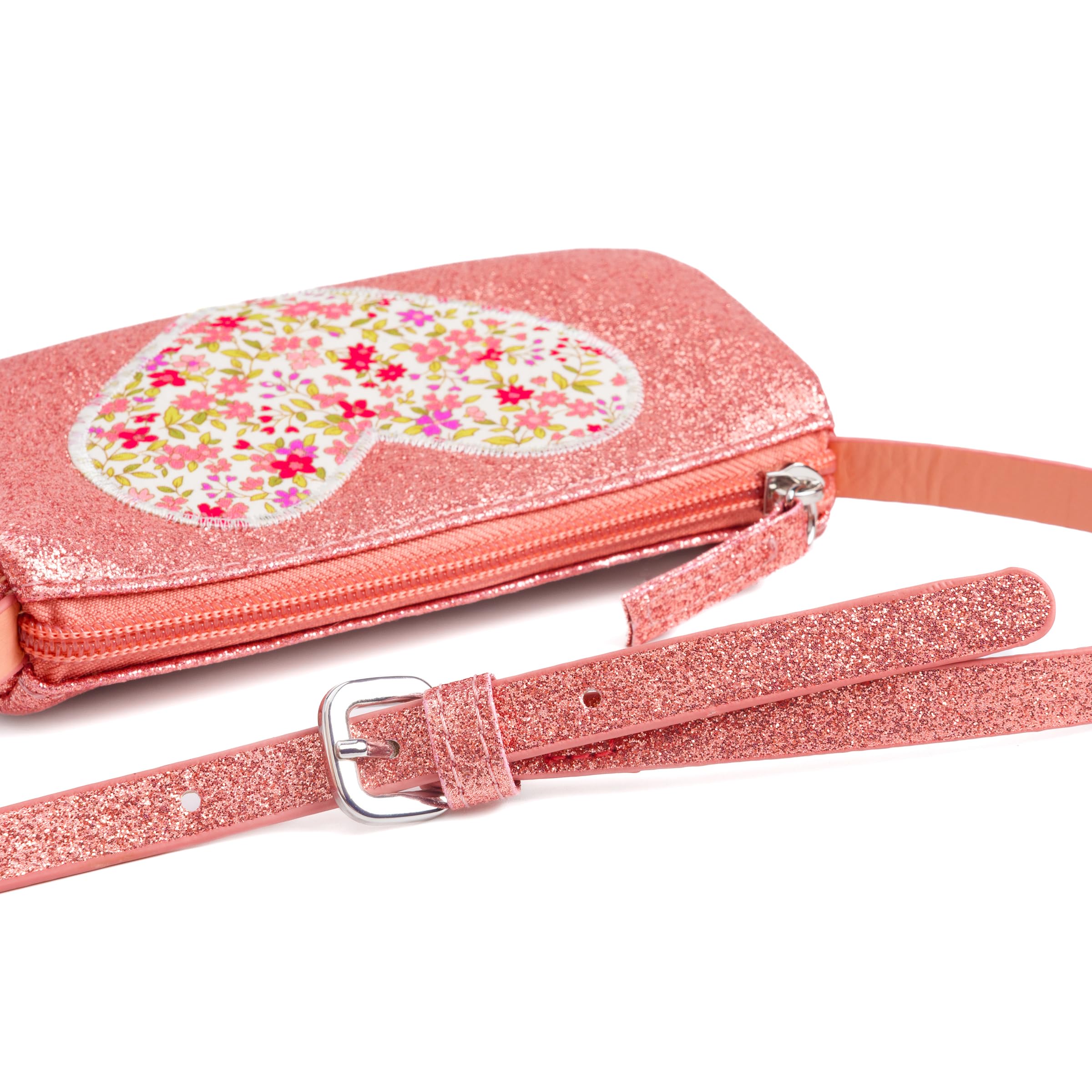 Sparkly Glitter Heart Purse for Little Girls (Ages 3–8, Toddlers) Cute and Stylish Design, Premium Quality