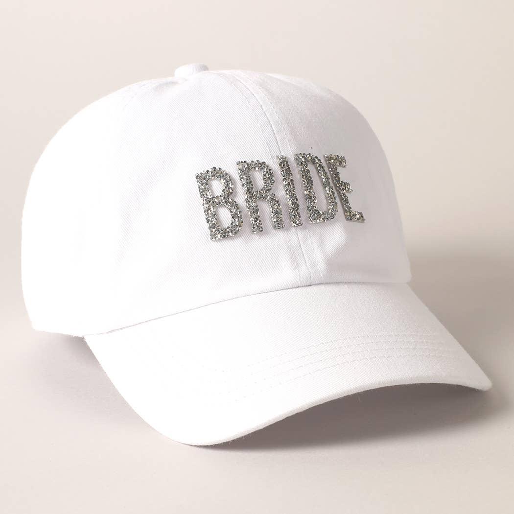 Bride Glitter Letter Patch Baseball Cap