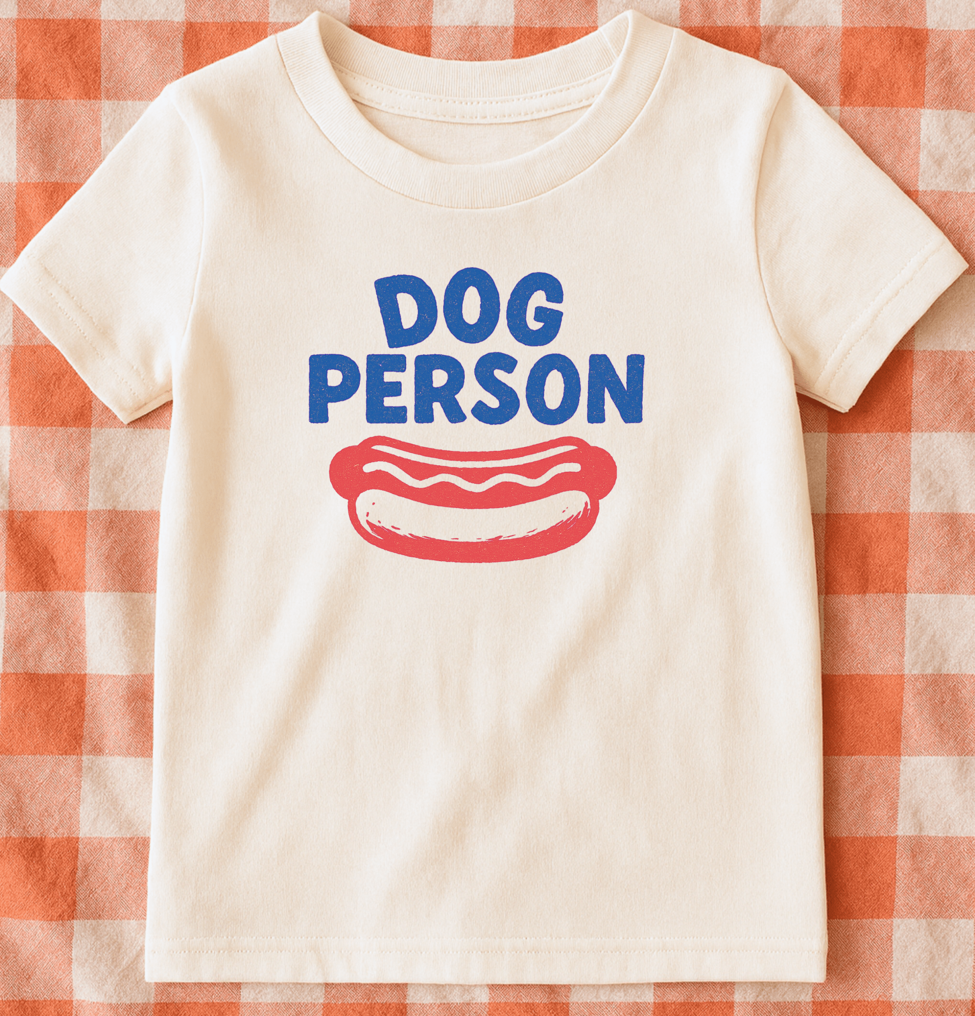 Funny Kids T-Shirt | Dog Person Summer Hot Dog Tee | 4th of July Shirt