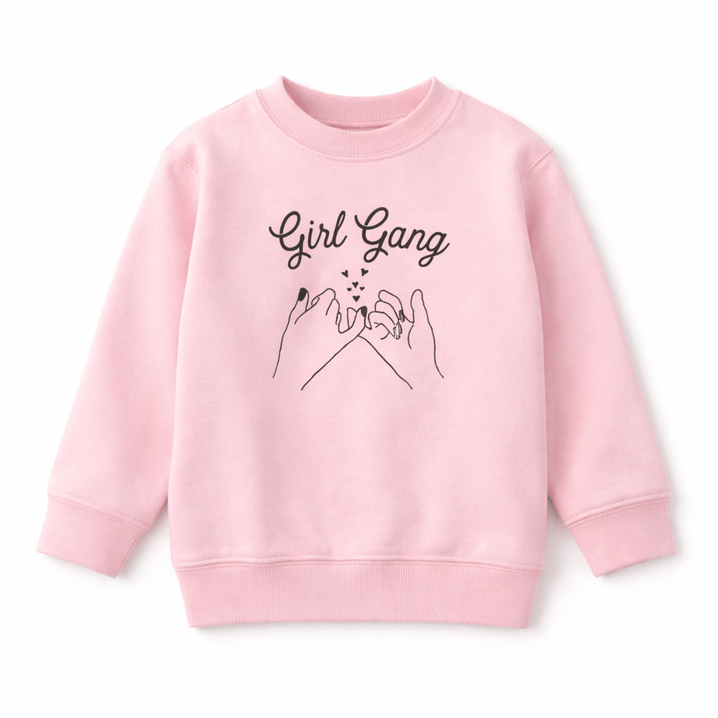 Girl Gang Sweatshirt in Pink