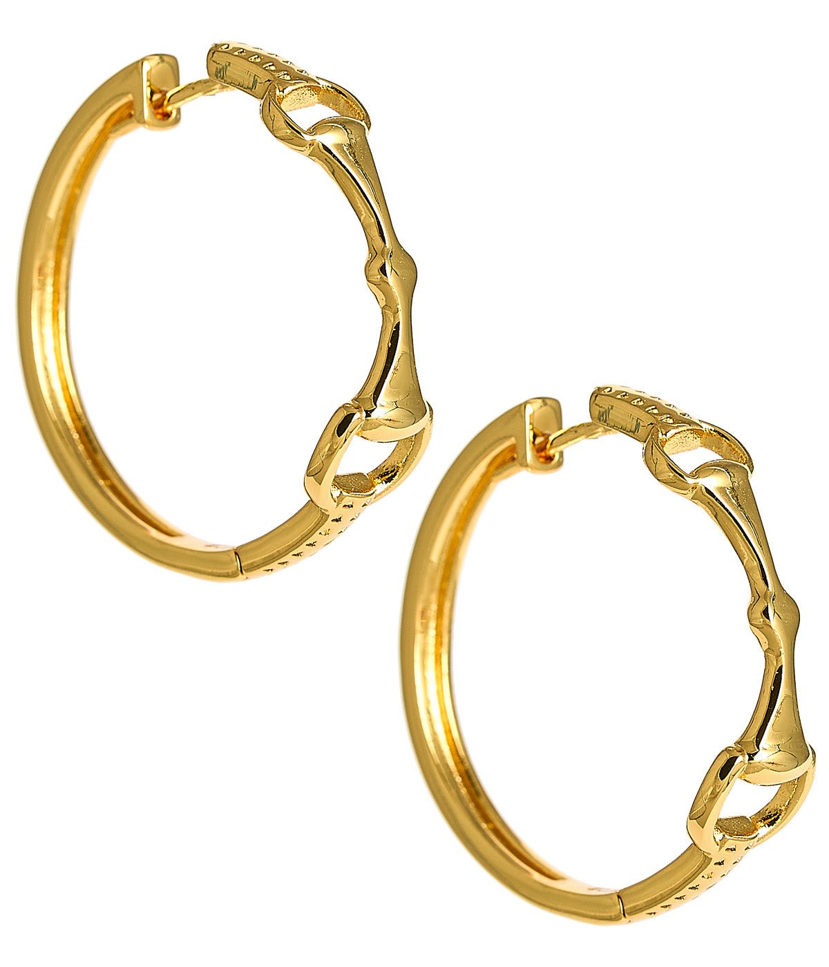 Horsebit Huggie Hoop