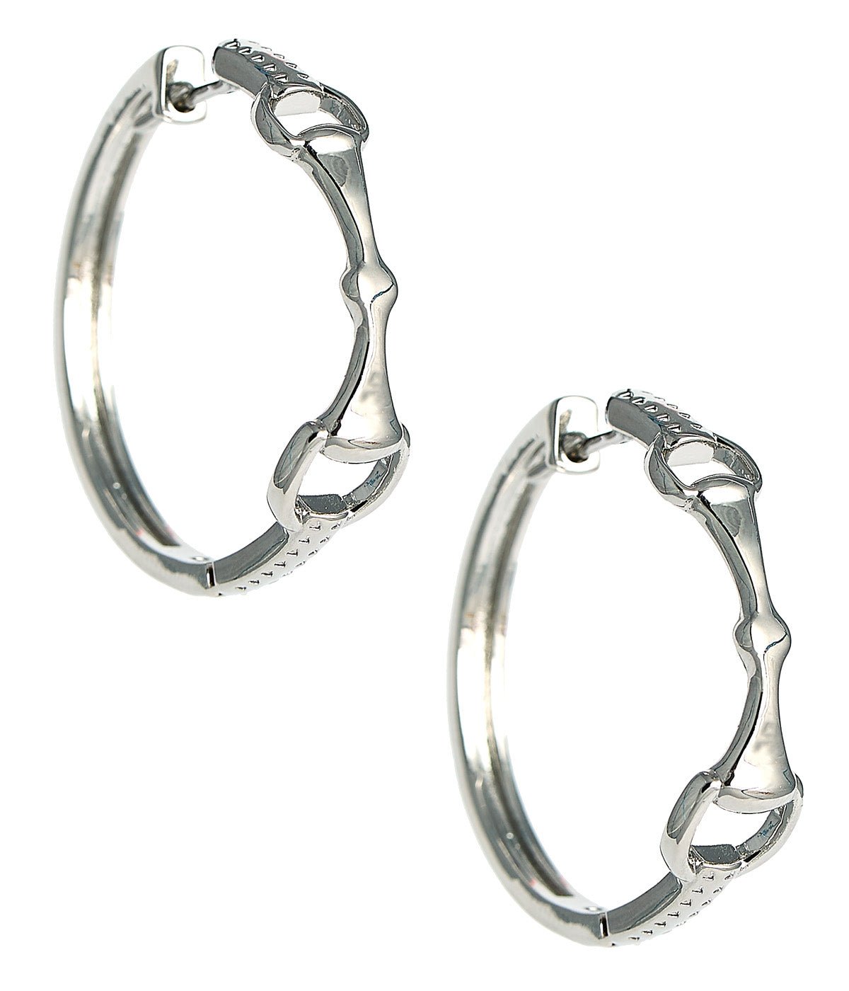 Horsebit Huggie Hoop