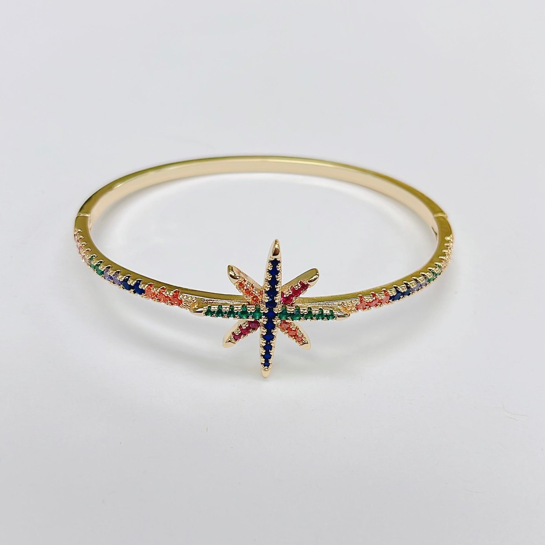 Rainbow Starburst Bangle