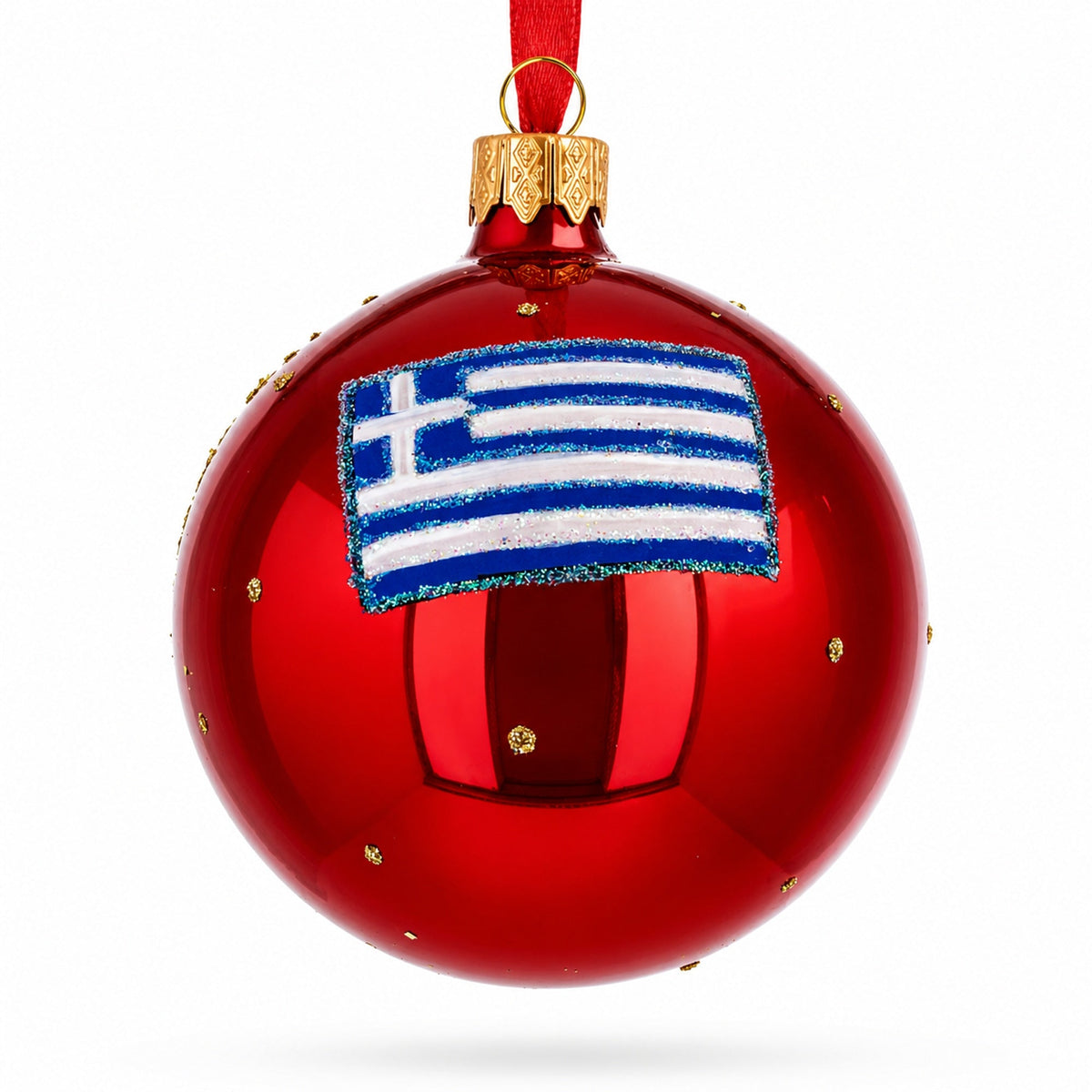 Acropolis, Athens, Greece Glass Ball Ornament 3.25 Inches
