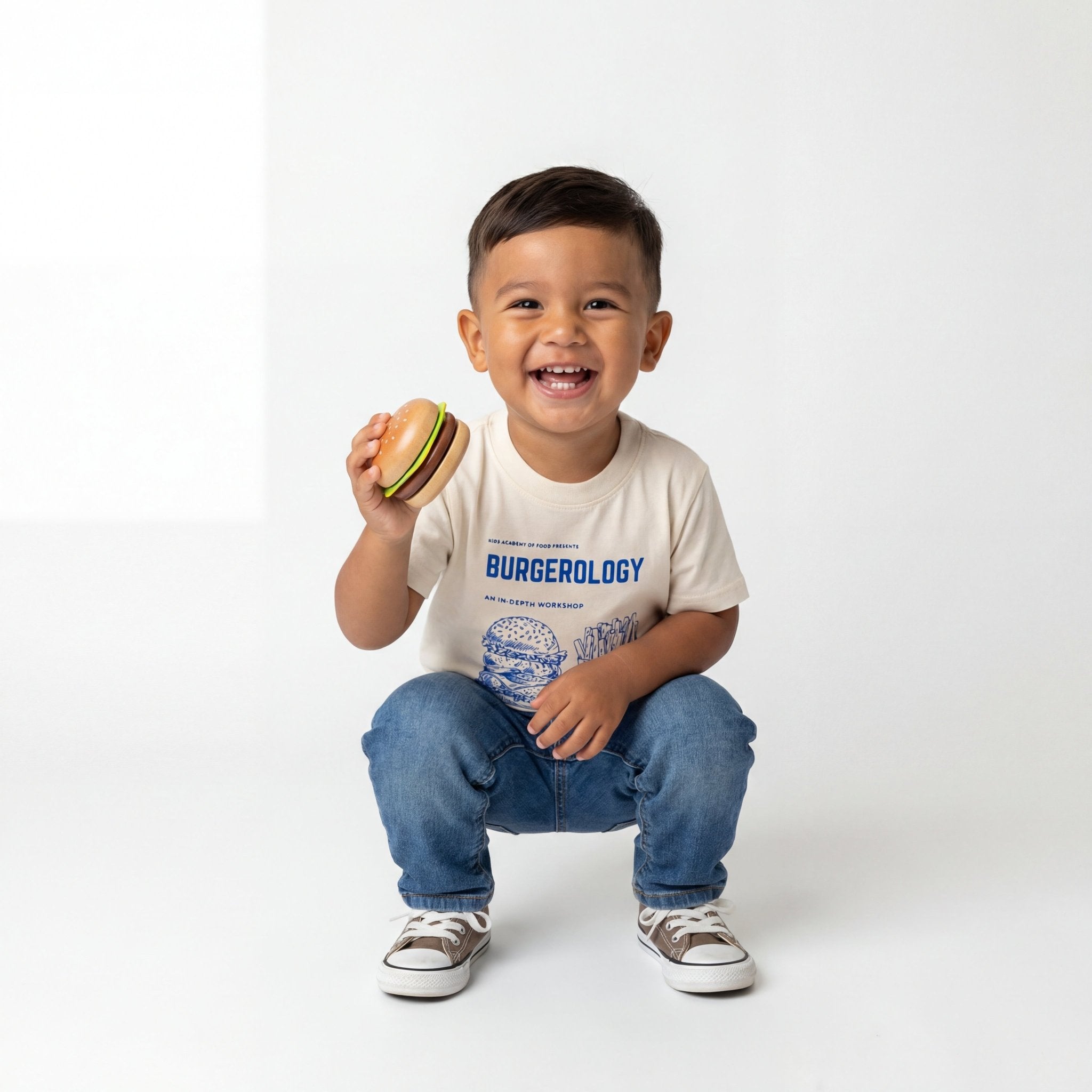 Bugerology - Kids Burger Expert Shirt - Natural