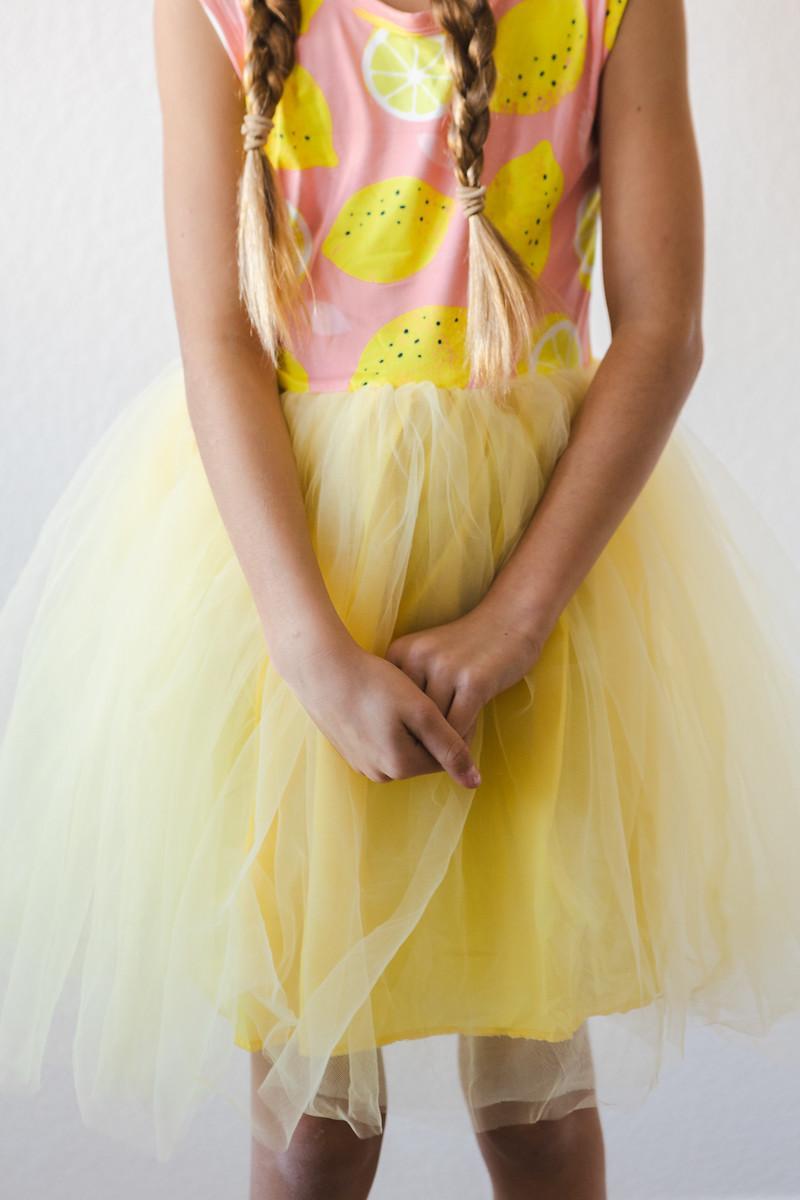 Lemon Squeezy Tank Tutu Dress - Girls