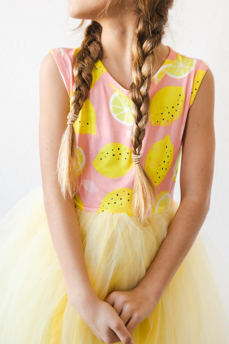 Lemon Squeezy Tank Tutu Dress - Girls