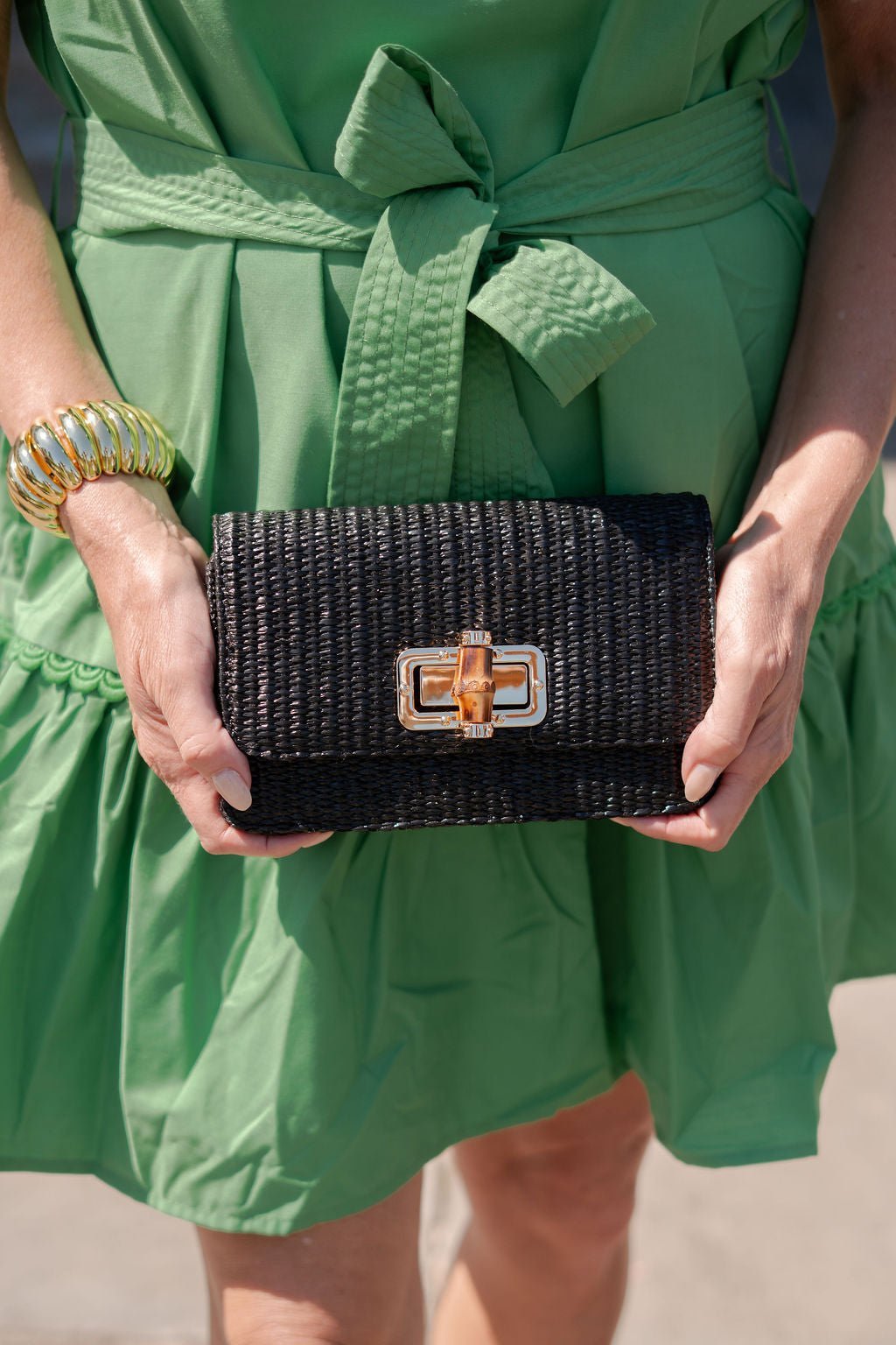 Lilly Clutch - Bamboo Toggle