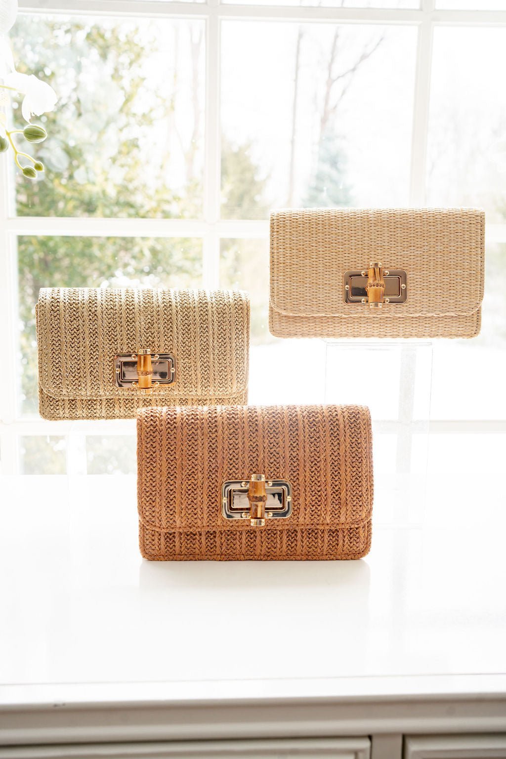 Lilly Clutch - Bamboo Toggle