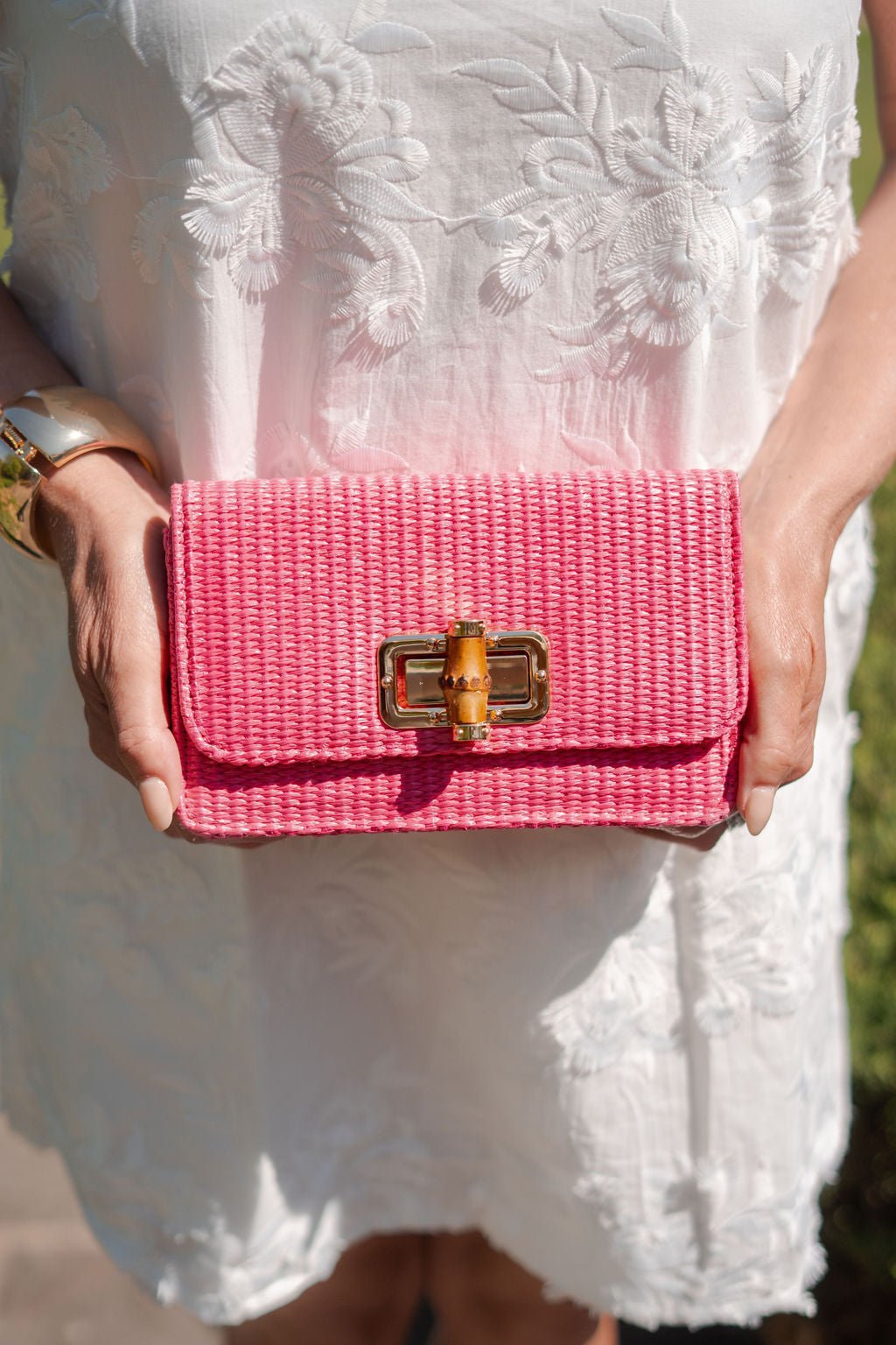 Lilly Clutch - Bamboo Toggle