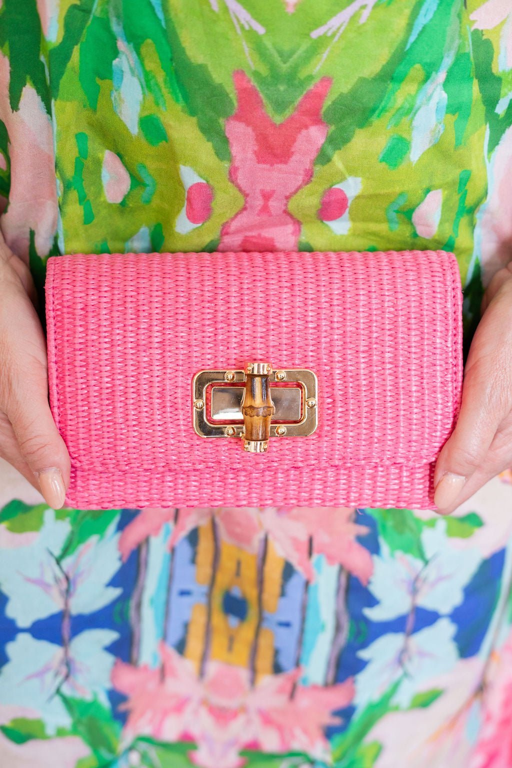 Lilly Clutch - Bamboo Toggle