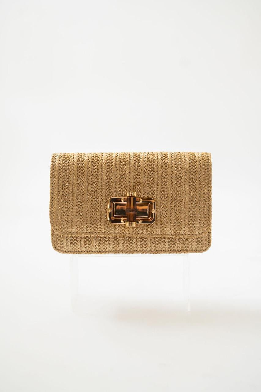 Lilly Clutch - Bamboo Toggle