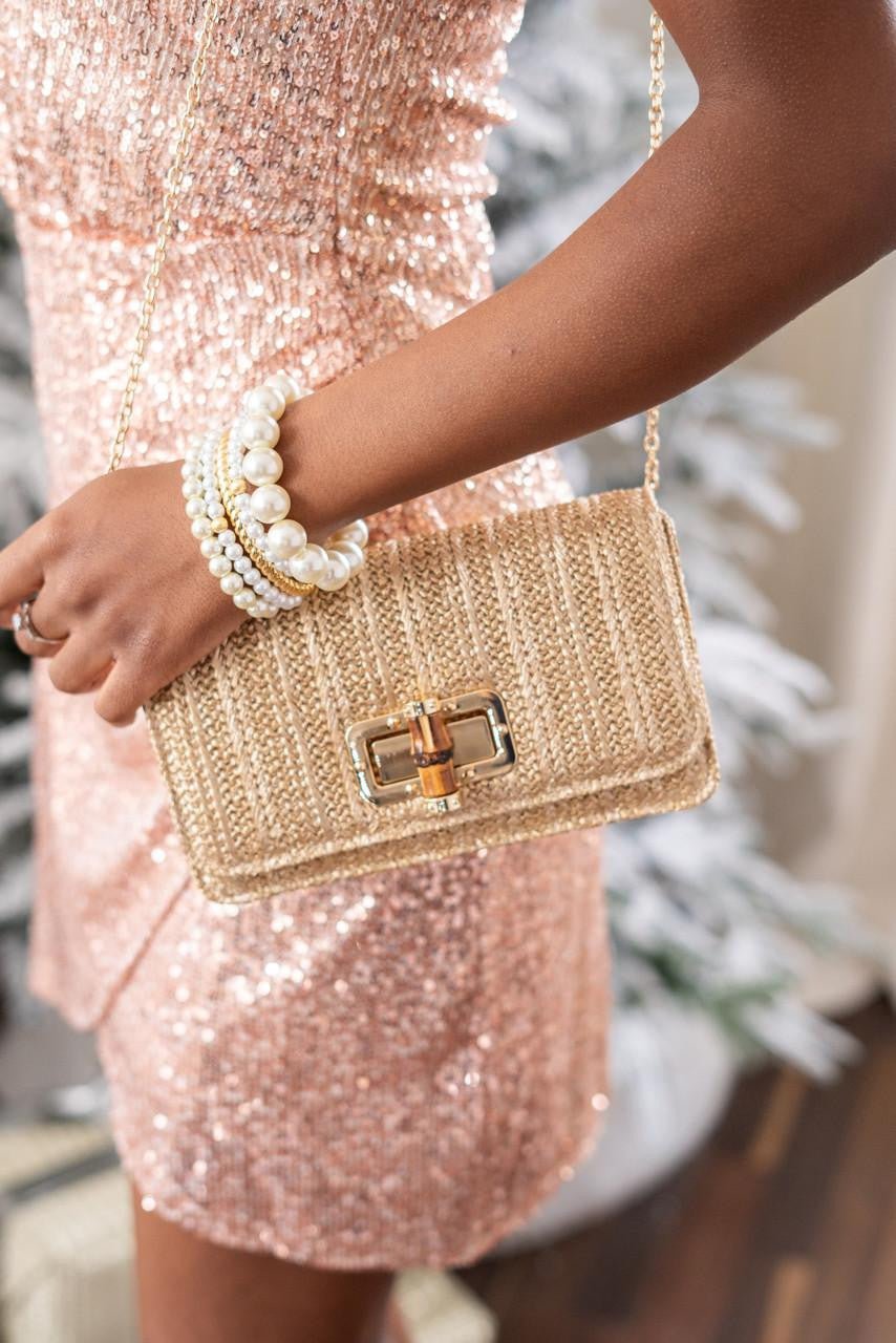 Lilly Clutch - Bamboo Toggle