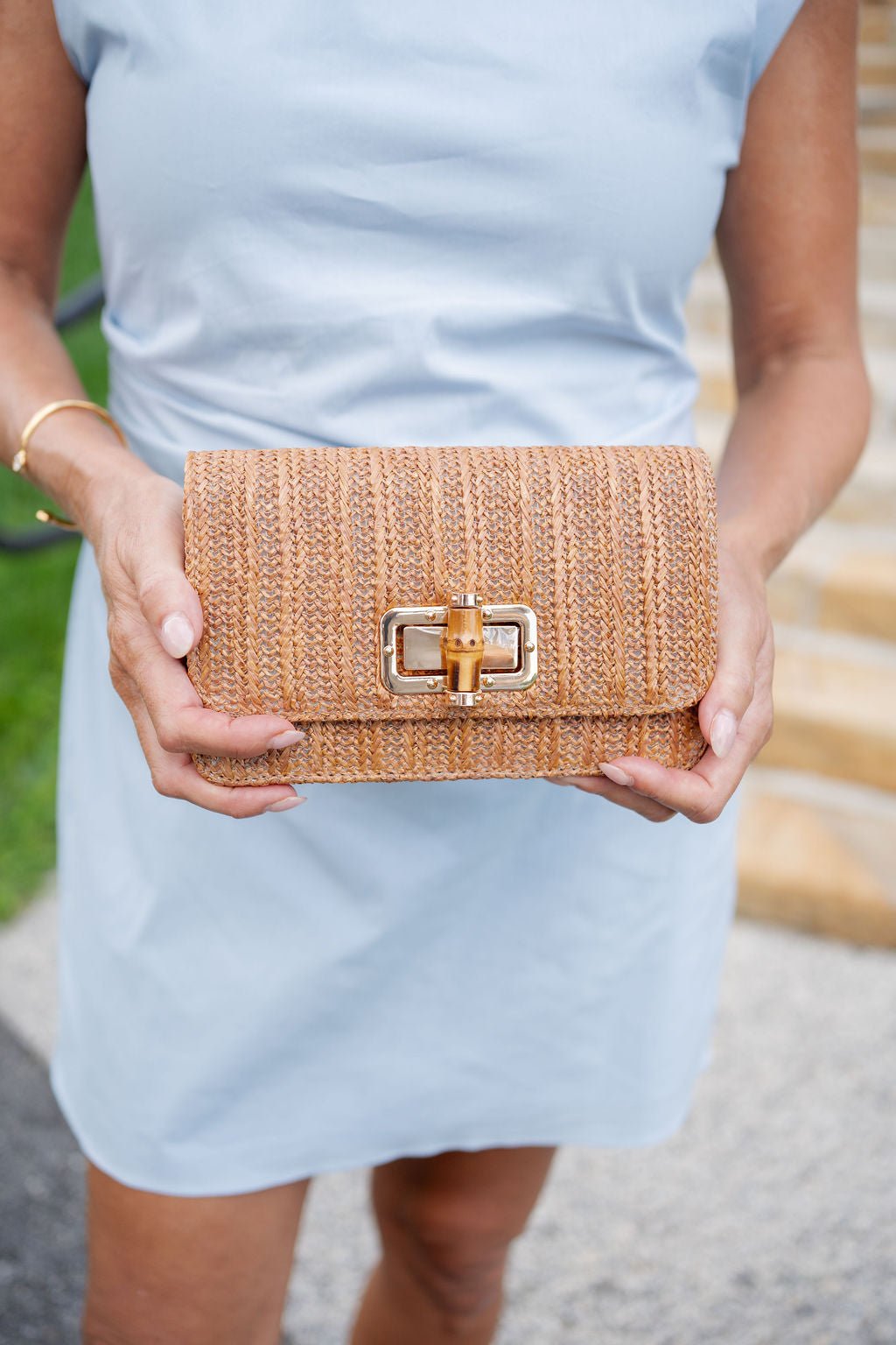 Lilly Clutch - Bamboo Toggle