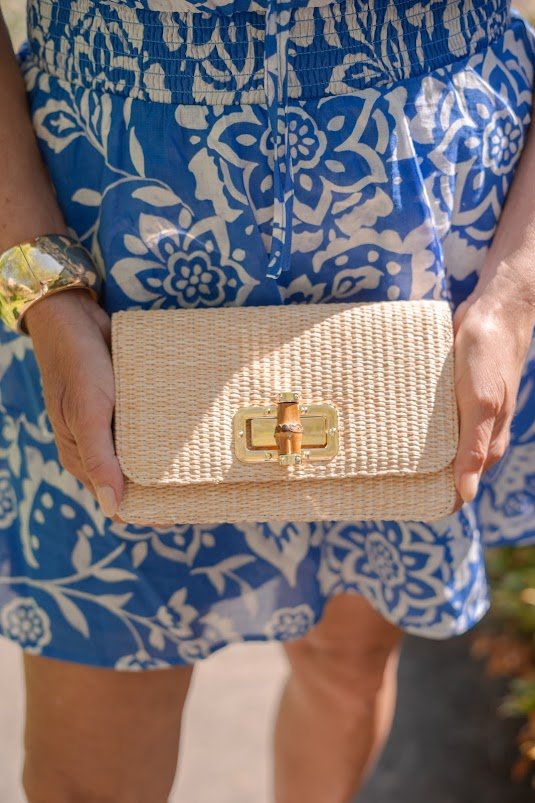 Lilly Clutch - Bamboo Toggle