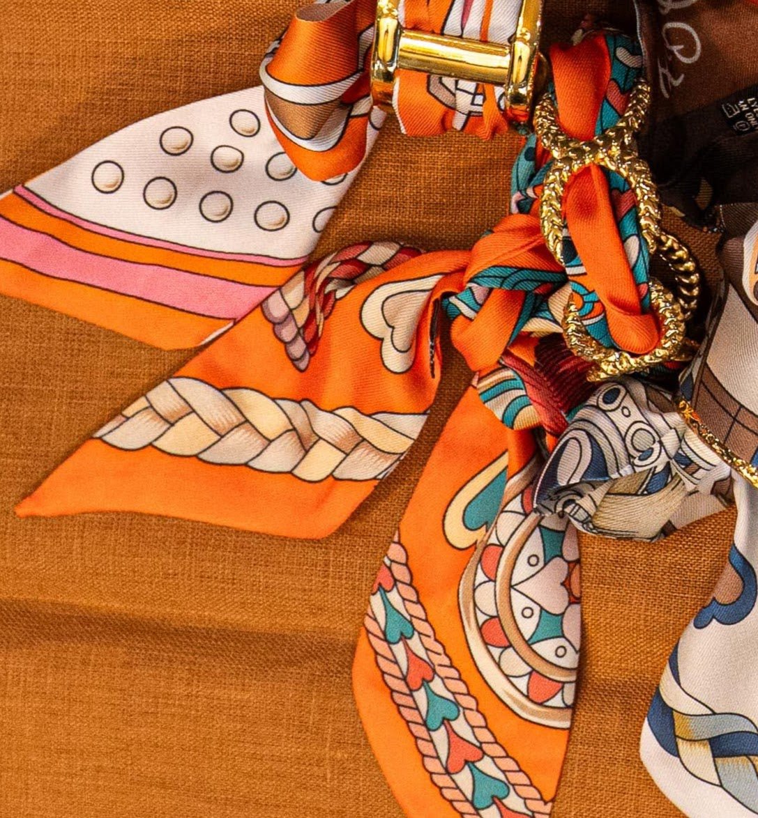 Link Scarf Cuff - Elliot - Blue Multi - Bexa Boutique