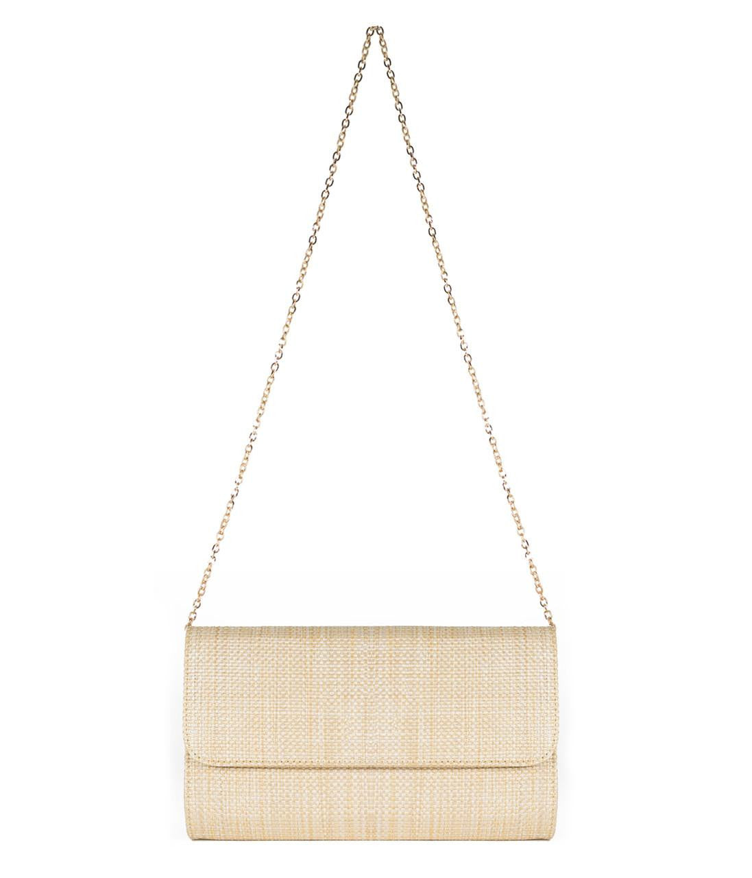 Avery Clutch - Basic - Straw