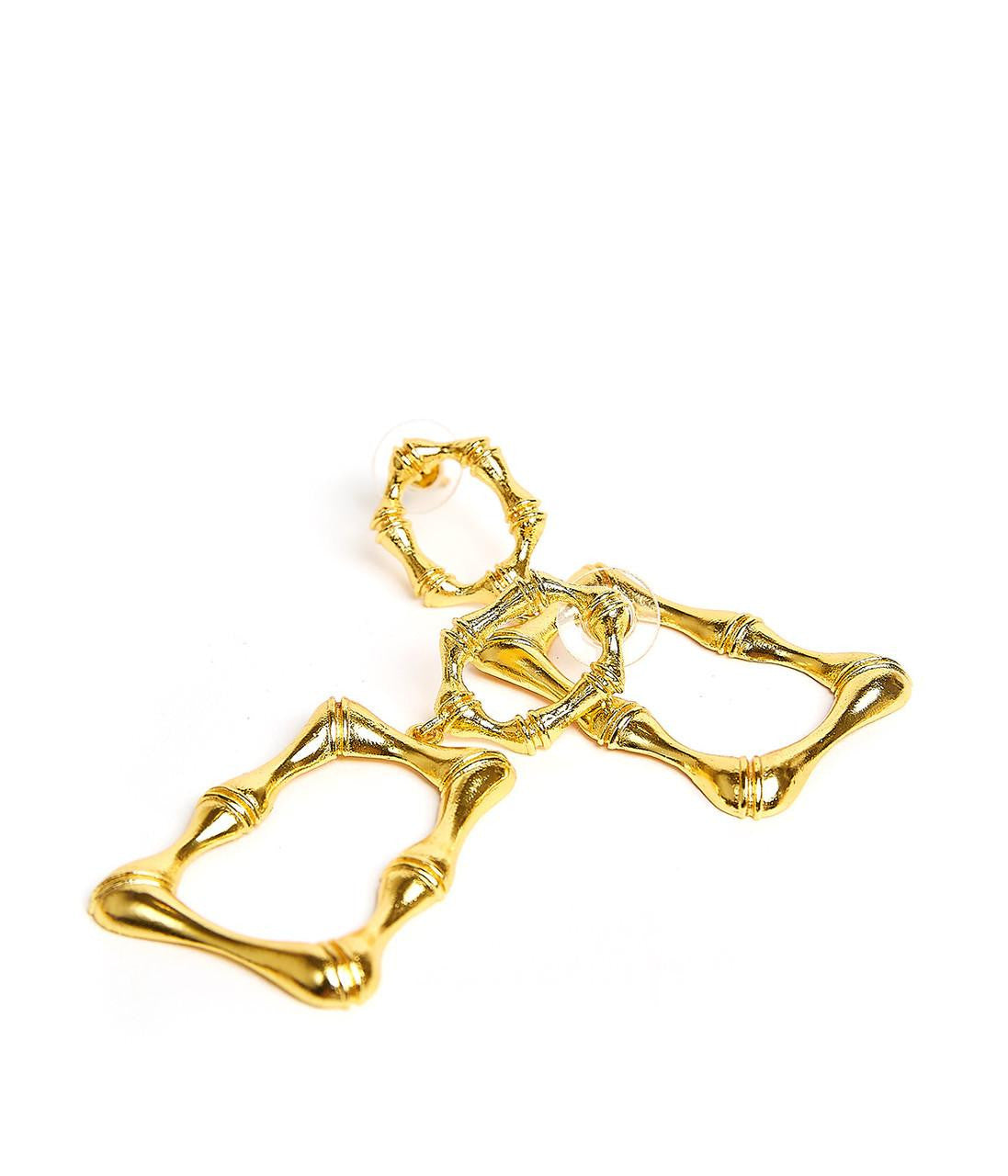 Jordan - Statement Bamboo - Earrings - Bexa Boutique