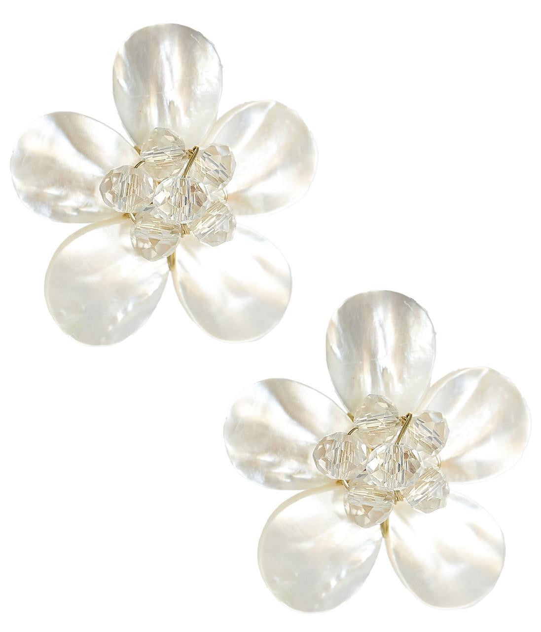 Libby Earrings - Mother of Pearl - Bexa Boutique