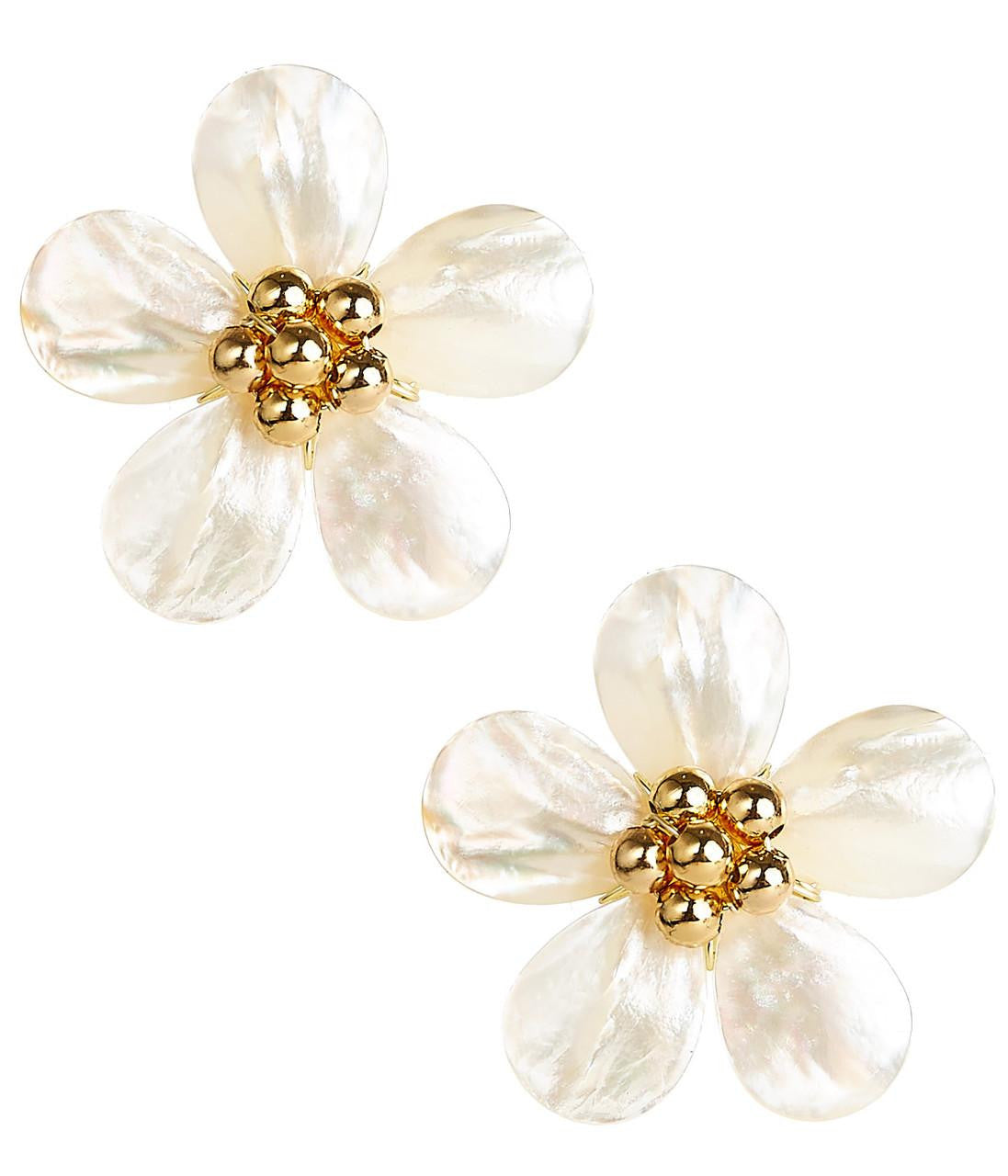 Libby Earrings - Mother of Pearl - Bexa Boutique