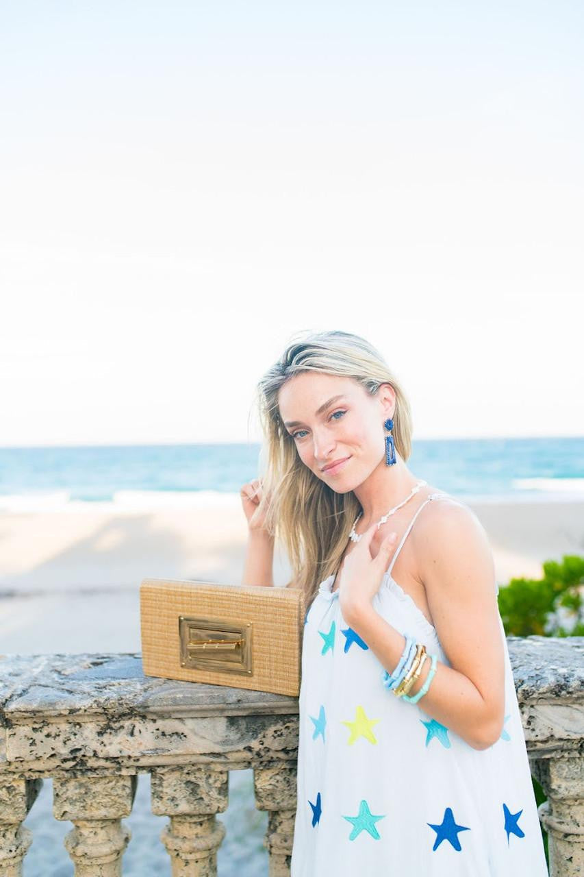 Lillian Clutch - Straw - Bexa Boutique