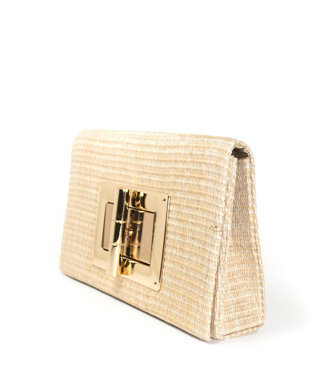 Lillian Clutch - Straw - Bexa Boutique