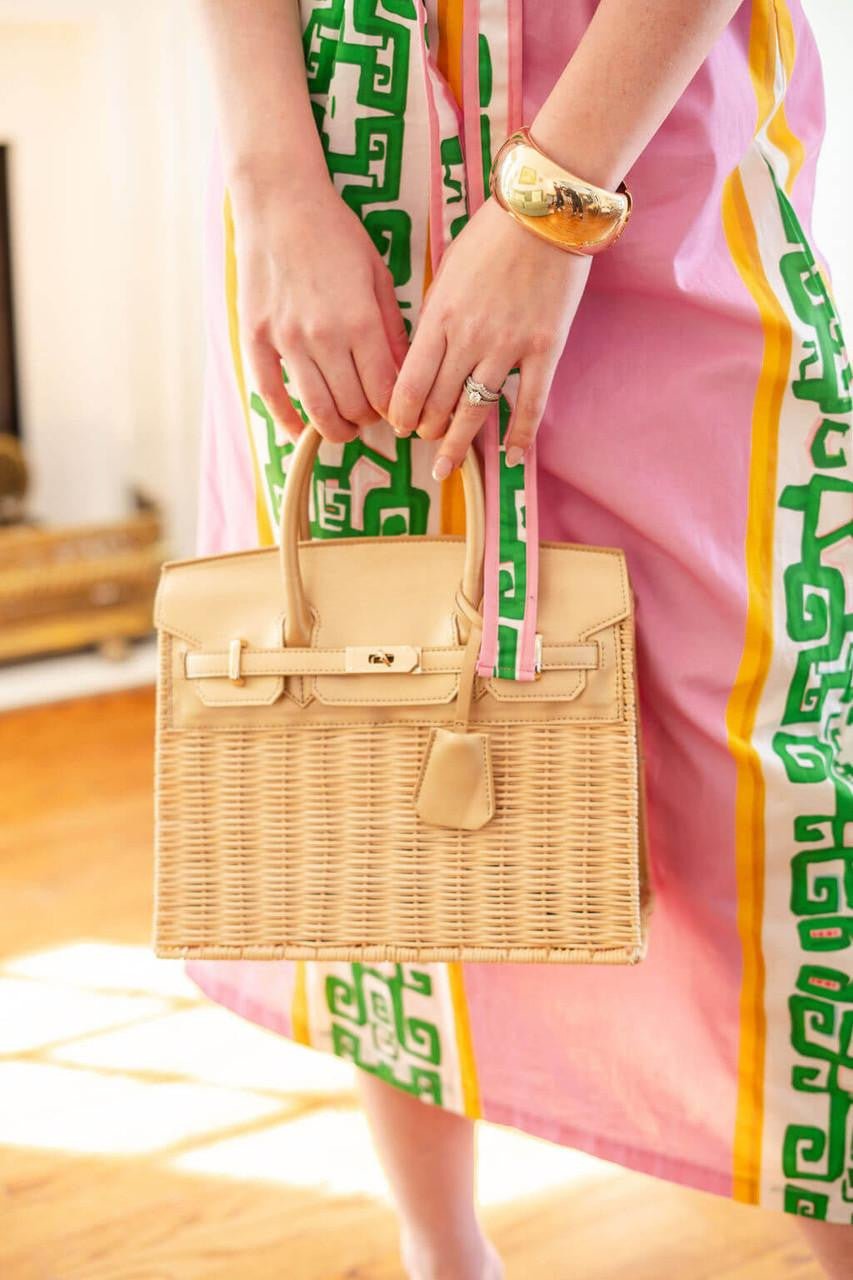 Margo Camel - Wicker Handbag - Camel - Bexa Boutique