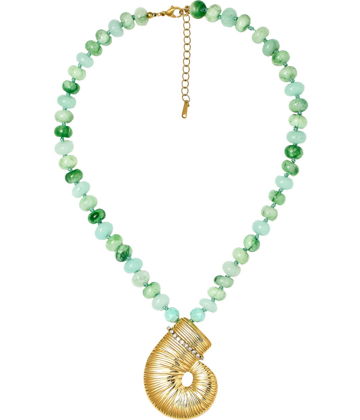 Macie Beaded Necklace - Shell - Bexa Boutique