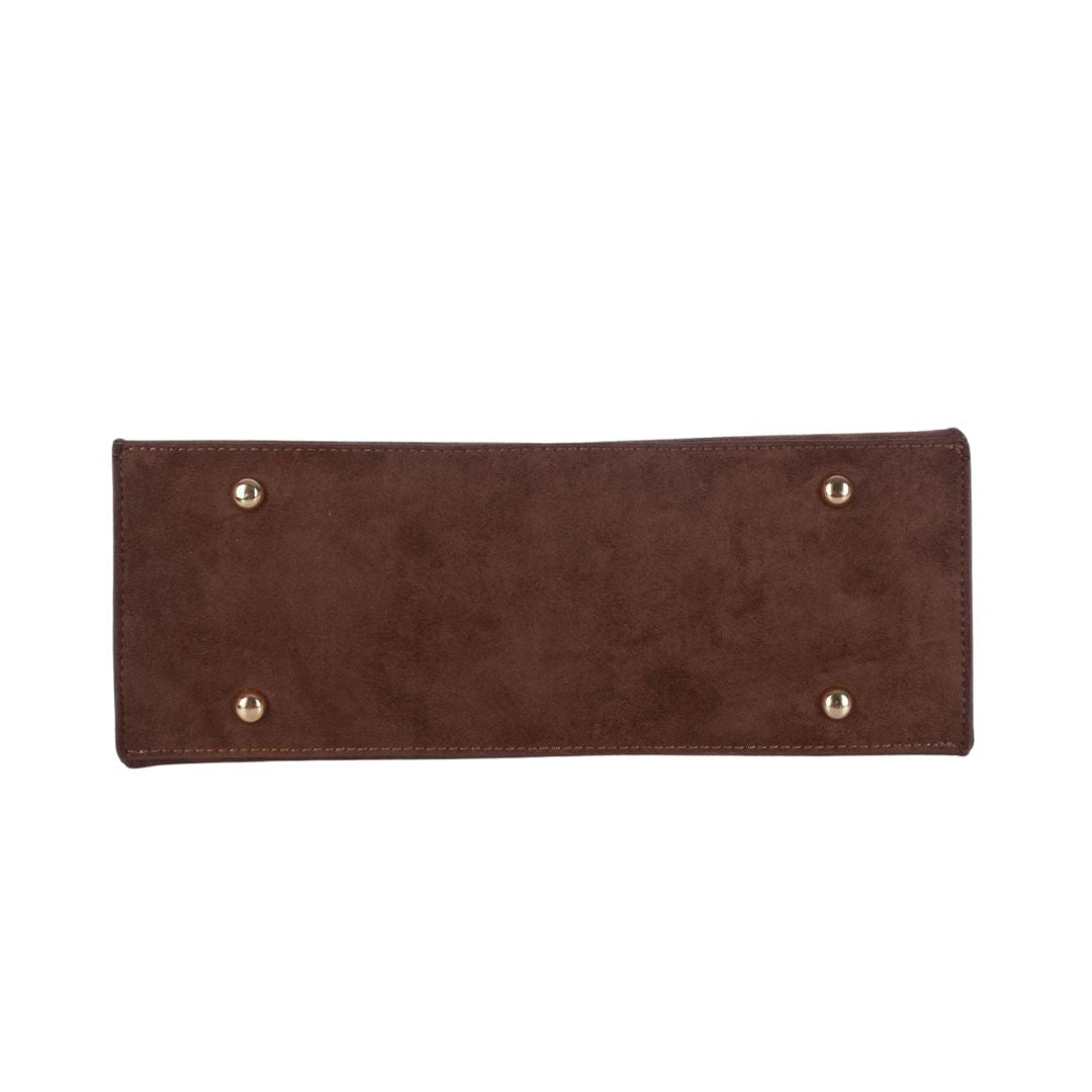 Margo - Faux Suede Handbag - Bexa Boutique