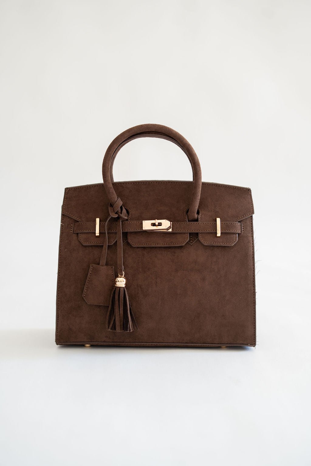 Margo - Faux Suede Handbag - Bexa Boutique