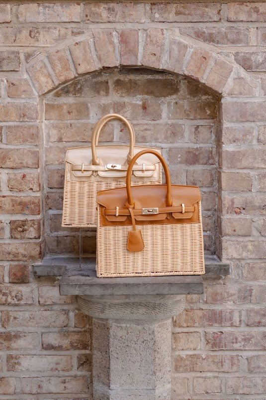 Margo Camel - Wicker Handbag - Camel - Bexa Boutique