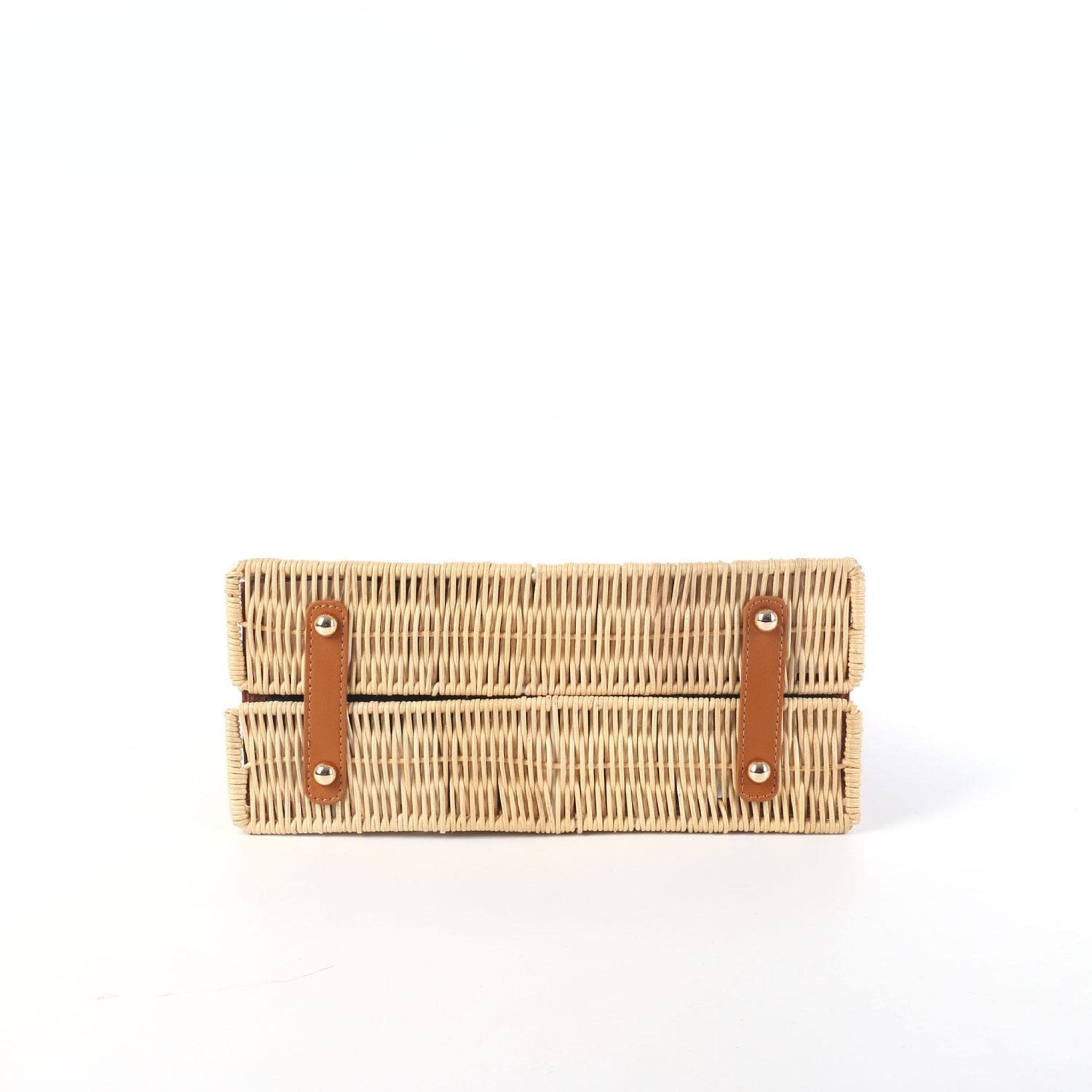 Margo Camel - Wicker Handbag - Camel - Bexa Boutique