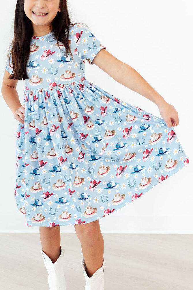 SALE Tip Your Hat S/S Pocket Twirl Dress - Bexa Boutique