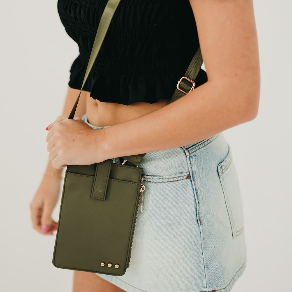 Nyla Nylon Phone Bag - Black - Bexa Boutique