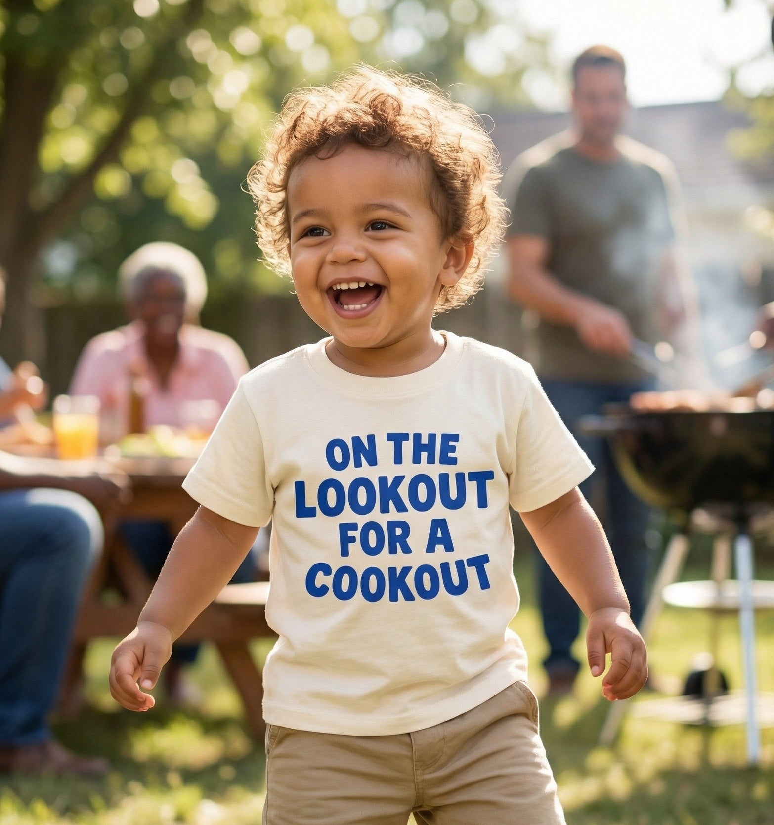 On The Lookout For A Cookout T-shirt For kids
