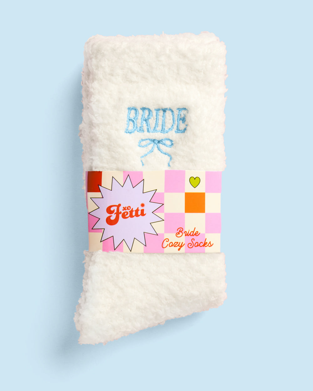 Bride Cloud Socks - fuzzy ivory socks