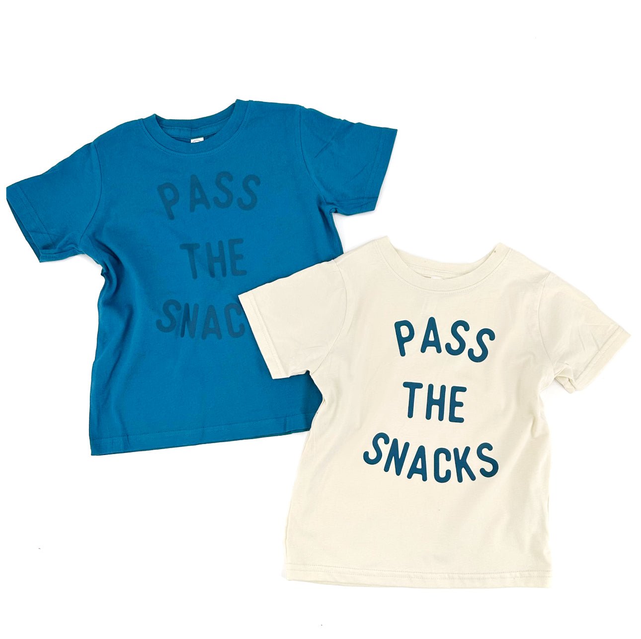 Pass the Snacks Kids Shirt | Funny Snack Lover Graphic Tee for Toddlers